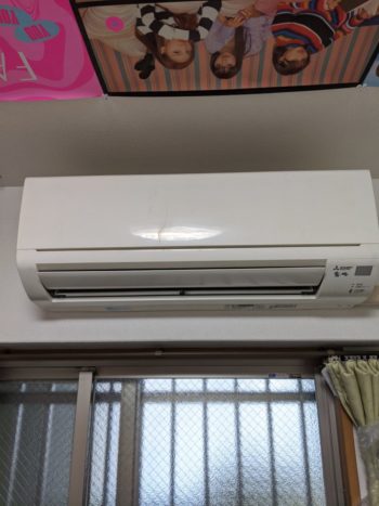 大阪市西区にてＫ様宅エアコン洗浄